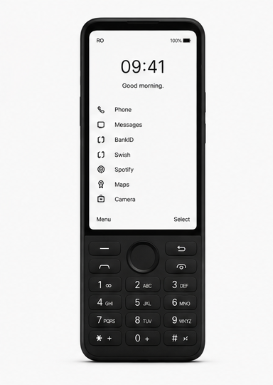 RO phone — Front
